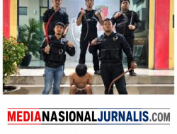 Tim Macan Polres Pelabuhan Belawan Terkam Pemuda Diduga Hendak Tawuran, Sita 4 Celurit