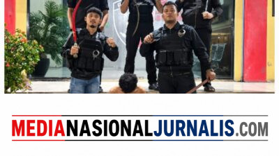 Tim Macan Polres Pelabuhan Belawan Terkam Pemuda Diduga Hendak Tawuran, Sita 4 Celurit