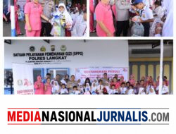 Kapolres Langkat Santuni Anak Yatim, Wujud Kepedulian Polri untuk Masyarakat