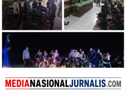 Polsek Buntu Pane Sergap Puluhan Remaja Diduga Hendak Balap Liar, 21 Sepeda Motor Diamankan