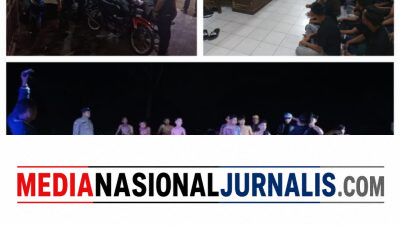 Polsek Buntu Pane Sergap Puluhan Remaja Diduga Hendak Balap Liar, 21 Sepeda Motor Diamankan