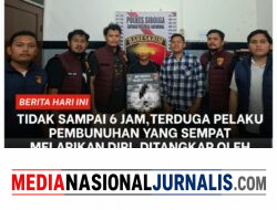 Polres Sibolga menangkap terduga pelaku penusukan yang menyebabkan seorang warga Meninggal dunia.