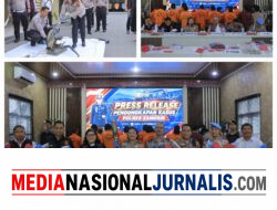 Polres Samosir Ungkap Sejumlah Kasus, dari Narkotika hingga Pembalakan Liar dan Pemerasan