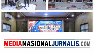 Polres Samosir Ungkap Sejumlah Kasus, dari Narkotika hingga Pembalakan Liar dan Pemerasan