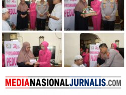 Kapolres Binjai Anjangsana dan Berikan Tali Asih kepada Personel yang Sakit Menahun