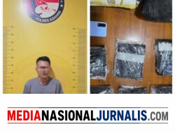 Satres Narkoba Polres Asahan Amankan Kurir Sabu 1,5 Kg di Silau Laut