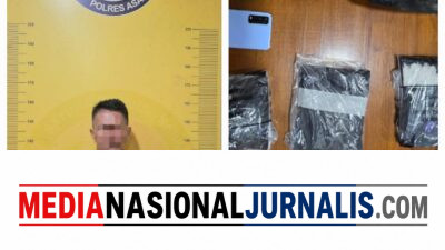 Satres Narkoba Polres Asahan Amankan Kurir Sabu 1,5 Kg di Silau Laut