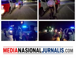 Patroli Malam Sat Samapta Polres Langkat, Cegah Kejahatan Jalanan dan Dekatkan Layanan Polri 110 kepada Masyarakat
