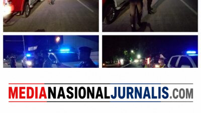 Patroli Malam Sat Samapta Polres Langkat, Cegah Kejahatan Jalanan dan Dekatkan Layanan Polri 110 kepada Masyarakat