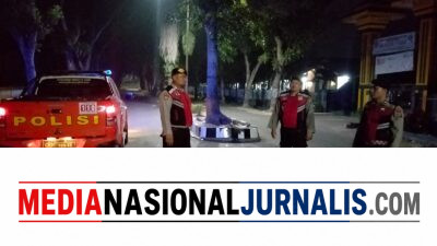 Patroli Jam Rawan Saat Dini Hari, Polres Langkat Lakukan Patroli