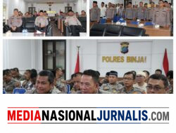 Polres Binjai Gelar Pembinaan Rohani Bersama Kapolri dan Gus Baha Secara Daring