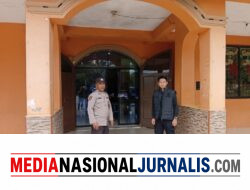Wujudkan Rasa Aman Beribadah, Polsek Stabat Gelar Pengamanan Ibadah Minggu Kasih