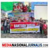 Polres Langkat Salurkan 100 Sak Material untuk Pembangunan Gereja GBKP Runggun Titi Besi