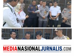 Polres Binjai  Siapkan Personil Dampingi Tim  Dari  Pengadilan Negeri Binjai Di Lokasi Eksekusi Tanah Dan Bangunan.