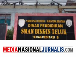 LSM KCBI MURATARA: Jangan Ada Tebang Pilih! Audit Tuntas Proyek SMAN Bingin Teluk Rawas Ilir