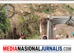 Polsek Pintu Rime Gayo Pantau Akses Jalan dan Jembatan Pascabanjir-Longsor, Arus Lalu Lintas Kembali Lancar