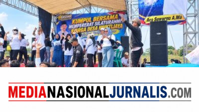 Kampanye Damai Aca Suryana di Lapangan Muktijaya Libatkan 80 UMKM,Ajak Warga Jaga Tali Persaudaraan