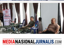 Semarak HUT TNI ke-81, Polres Bener Meriah Bersinergi Ikuti Bakti Kesehatan Donor Darah