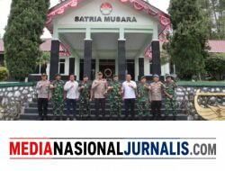 Perkuat Sinergitas TNI-Polri, Kapolres Bener Meriah Silaturahmi ke Batalyon 114/SM dan Brigif TP 47 Amanremu