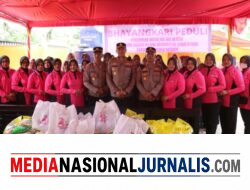 Bhayangkari Peduli, 1.000 Paket Bantuan Disalurkan dan Instalasi Air Bersih Diresmikan