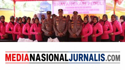 Bhayangkari Peduli, 1.000 Paket Bantuan Disalurkan dan Instalasi Air Bersih Diresmikan