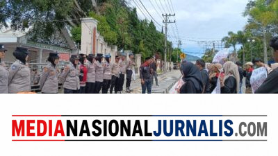 Polres Aceh Tengah Kawal Aksi GMNI dengan Humanis, Aspirasi Mahasiswa Tersampaikan Dengan Damai dan Kondusif