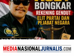 Prof DR Sutan Nasomal : UU Perampasan Aset. Presiden RI Harus Berani Bongkar Kekayaan Tidak Wajar