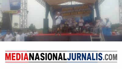 Aca Suryana Kampanye Simpatik, Tegaskan Komitmen Bangun Desa Muktijaya Tanpa Politik Uang