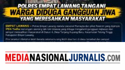 Bawa Parang dan Kejar Anak-anak, Warga Diduga Gangguan Jiwa Diamankan Polres Empat Lawang