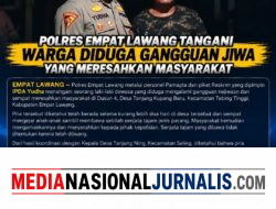 Bawa Parang dan Kejar Anak-anak, Warga Diduga Gangguan Jiwa Diamankan Polres Empat Lawang