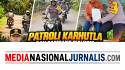 Cegah Karhutla, Polsek Pendopo Gelar Patroli dan Sambang Dialogis Makmano Karhutla kepada Warga