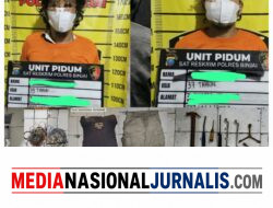 Gerak Cepat Satreskrim Polres Binjai, Dua Terduga Pelaku Curat Toko Rp157 Juta Dibekuk