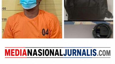 Seorang Residivis Curat Ditangkap Polsek Binjai Kota, Laptop dan Barang Bukti Diamankan
