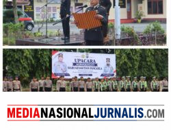 Wakapolres Langkat Kompol Vivin Ayuningtias Pimpin Upacara Hari Kesaktian Pancasila