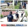 Peduli Lingkungan, WBP Rutan Labuhan Deli Gotong Royong Bersihkan Lingkungan Area Sekitar Rutan.