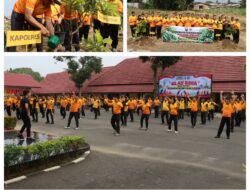 Kapolres Binjai Pimpin Olahraga Bersama, Tanam 100 Pohon Alpukat untuk Dukung Kelestarian Lingkungan
