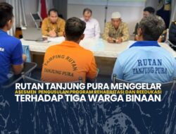Wujudkan Pemasyarakatan yang Edukatif Rutan Tanjung Pura Laksanakan Program PKBM Paket A Setara Sekolah Dasar Bagi Warga Binaan