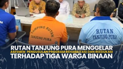 Wujudkan Pemasyarakatan yang Edukatif Rutan Tanjung Pura Laksanakan Program PKBM Paket A Setara Sekolah Dasar Bagi Warga Binaan