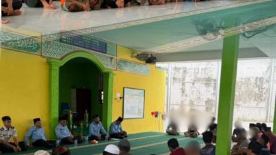 PEMBINAAN KEROHANIAN WARGA BINAAN RUTAN TANJUNG PURA GELAR TAUSIAH BERSAMA PENYULUH AGAMA DARI KEMENAG KAB.LANGKAT