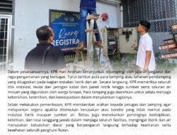 Ka.KPR Rutan Tanjung Pura Laksanakan Pengecekan Berkala Instalasi Listrik dan Sumber Air Minum Demi Mencegah Kerusakan serta Bahaya Lainnya