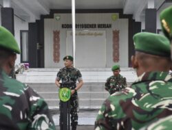 Dandim 0119/BM Berikan Jamdan kepada Prajurit, Instruksikan Jajaran Babinsa Tingkatkan Kesiapsiagaan Di Musim Penghujan