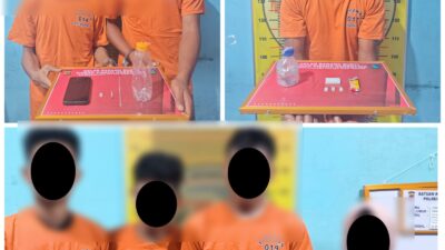 Satresnarkoba Ungkap 2 Pengedar dan Pemasok Sabu dari Bireuen, 7 Paket Sabu Diamankan