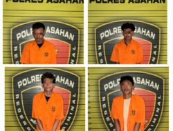 Tim Jatanras Polres Asahan Amankan Empat Terduga Pelaku Pencurian, Kerugian Korban Capai Rp30 Juta