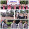 Kapolres Langkat pimpin sertijab Kasat Reskrim, Kasat Narkoba dan Kapolsek