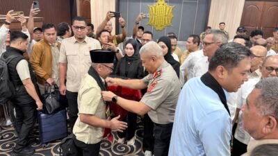 Wakapolda Aceh Sambut Kedatangan Ketua Umum DPN HKTI/Kepala BGN