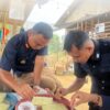Persiapan Penanaman Tahap Berikutnya Rutan Tanjung Pura laksanakan Penyemaian Benih Sawi Hidroponik di Lahan Ketahanan Pangan