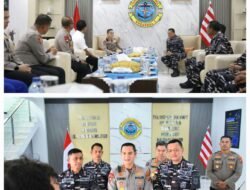 Kapolda Sumut Sambangi Kodaeral I Belawan, Kolaborasi Jaga Kondusifitas Wilayah