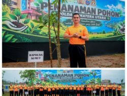 Green Policing, Kapolda Sumut Pimpin Penanaman Pohon di Mapolda