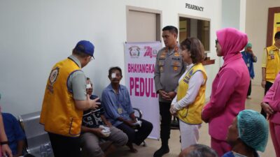 Wujudkan Kepedulian Nyata, Polres Binjai Bersama Bhayangkari Gelar Bakti Kesehatan Operasi Katarak