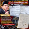 Prof. Dr. Sutan Nasomal Dukung Empat Pemred di Riau Tempuh Langkah Hukum Balik atas Laporan Juari, Desak Dugaan Pelanggaran UU ASN dan UU Perkawinan Diusut!